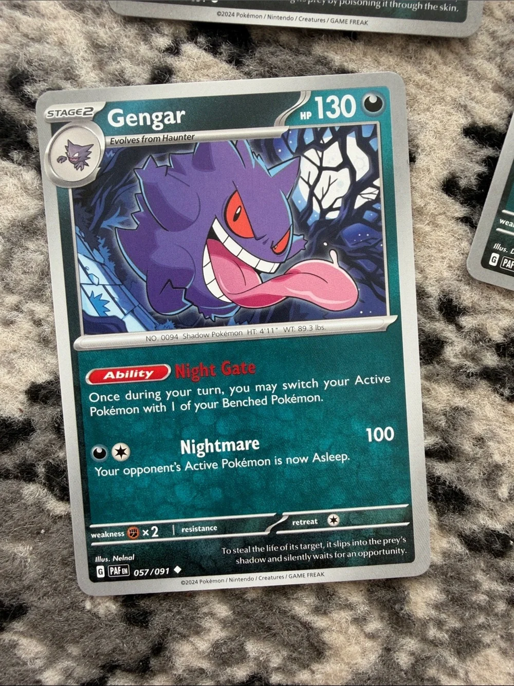Gastly, Haunter & Gengar Evolution Lot | Paldean Fates | ✨5/$25✨